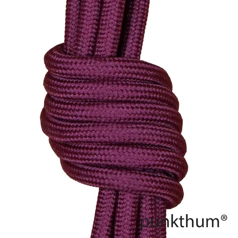 Textilkabel, Farbe weinrot oder bordeaux.